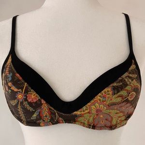 NEW SHAN BROWN FLORAL BIKINI